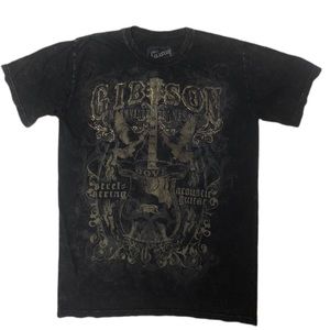COPY - Gibson Nashville Tennesse black and Gold Sl L men shirt